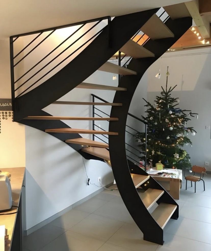 Лестницы из металла в дом
